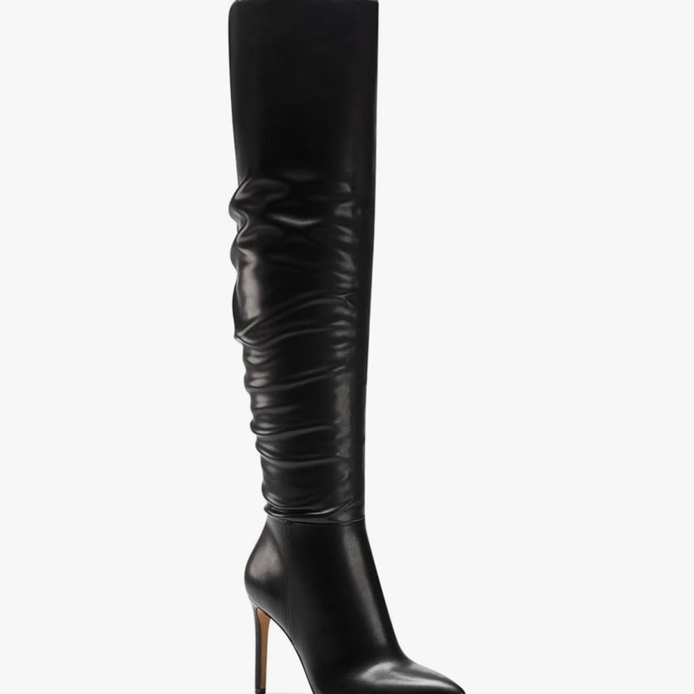 INC International Concepts Black Over the Knee Boots